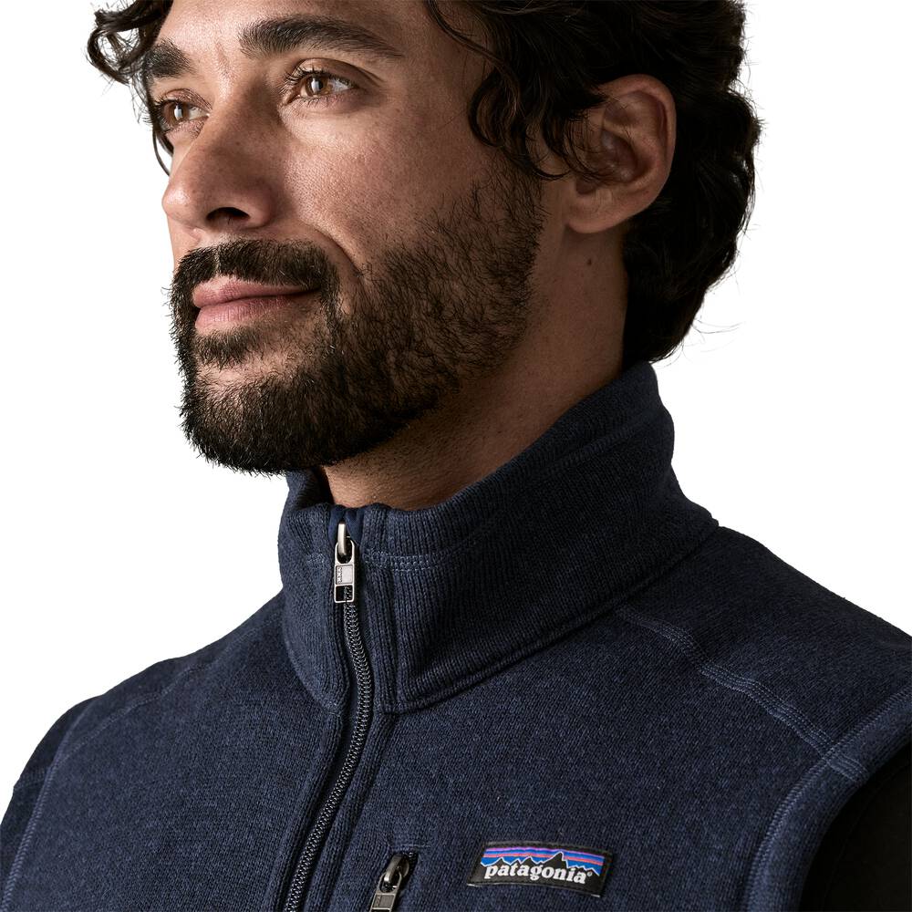 Men's Full-Zip Knit Fleece Vest - Navy