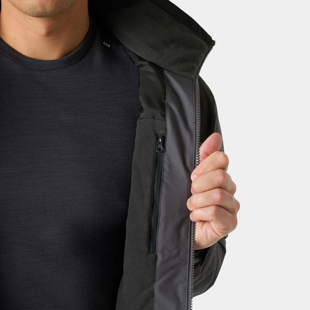 Men's Fleece-Lined Sailing Jacket - White