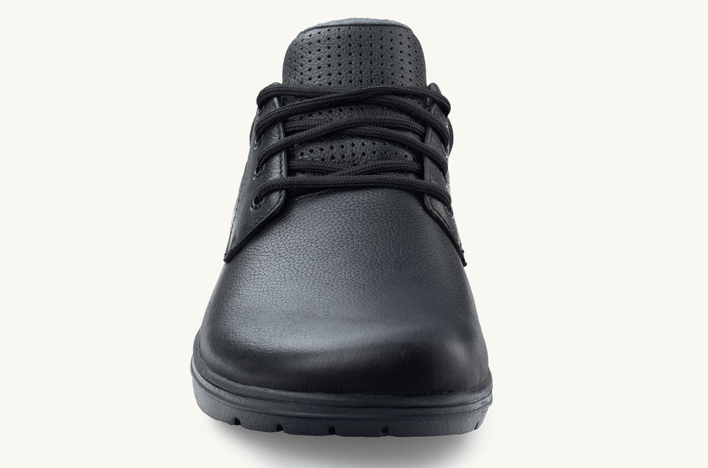 Men's Leather Oxford Shoe - Black