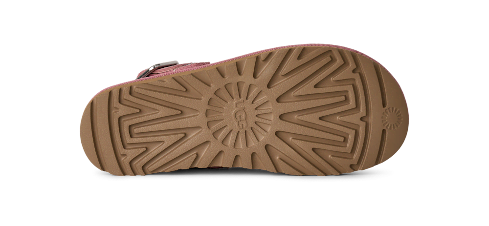 Women's Suede Adjustable-Strap Clog - Dusty Orchid
