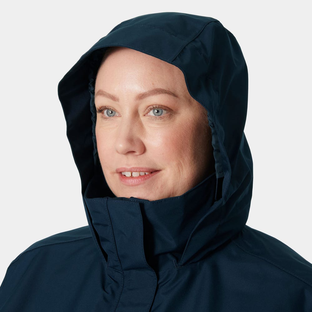 Women's Long Rain Jacket - Berry