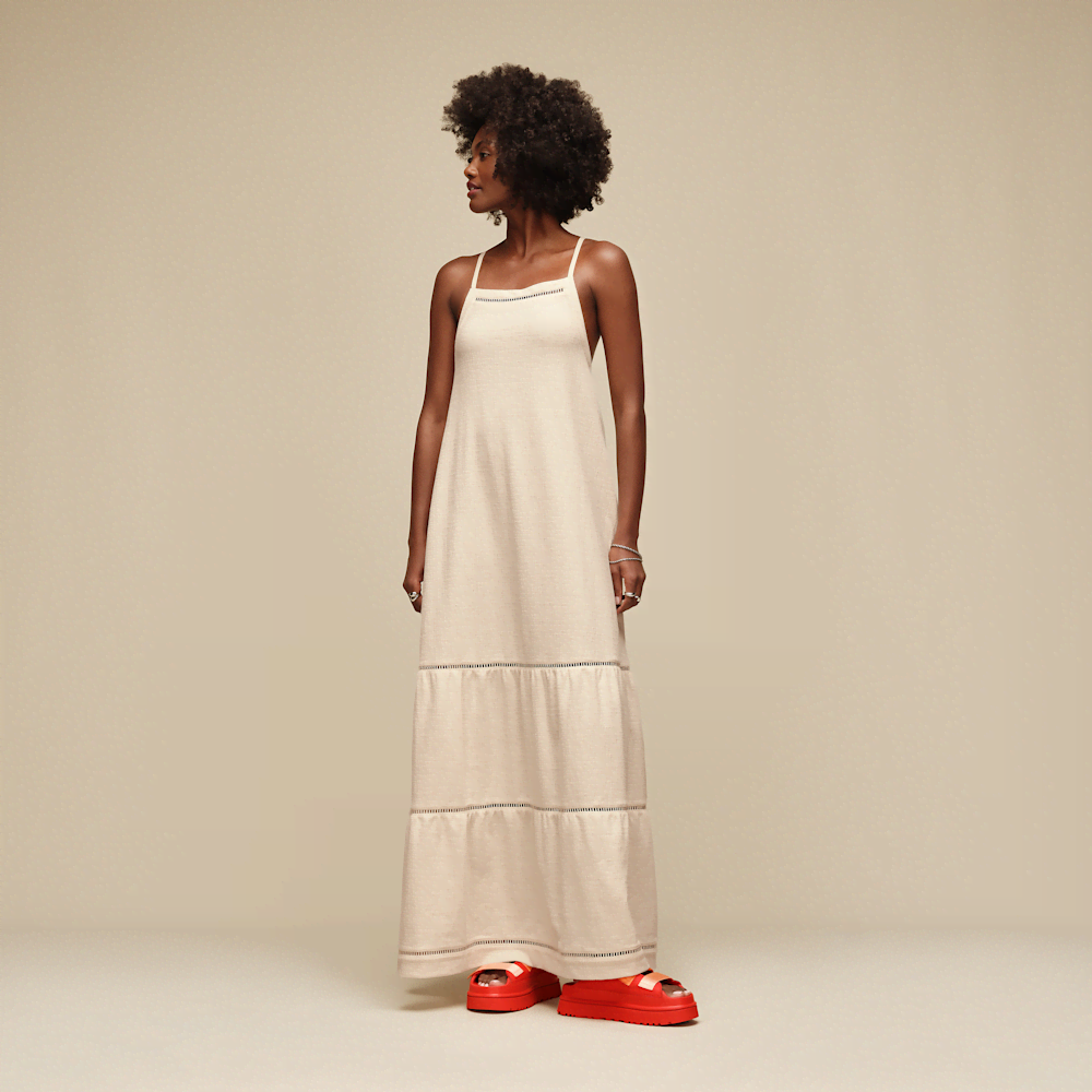 Women's Open-Back Maxi Tank Dress