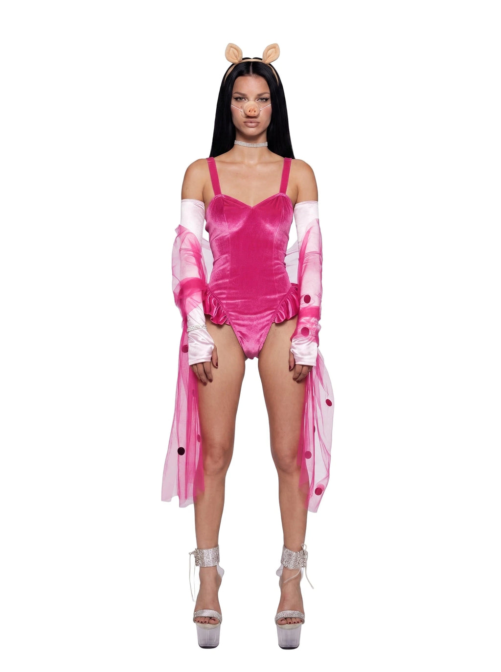 Pink Puppet Character Costume