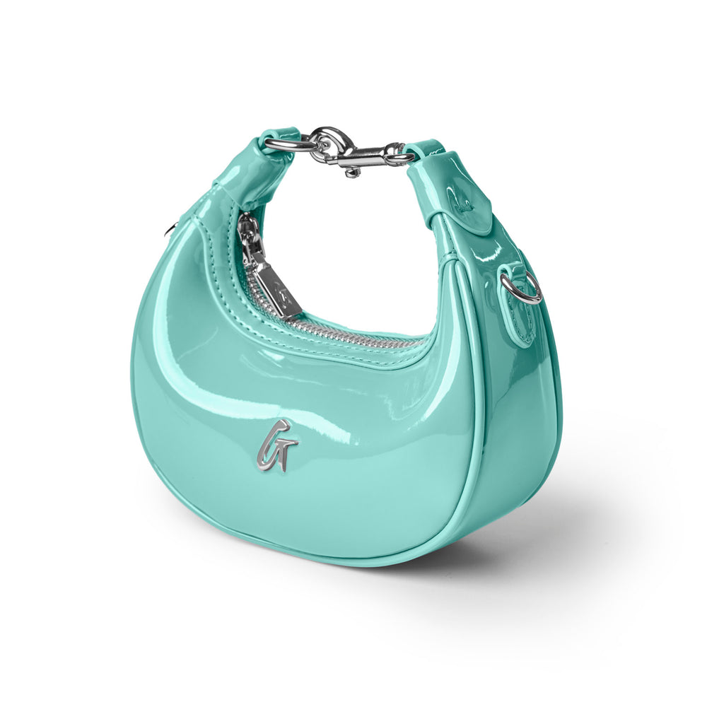 Mini Crescent Crossbody Bag - Teal
