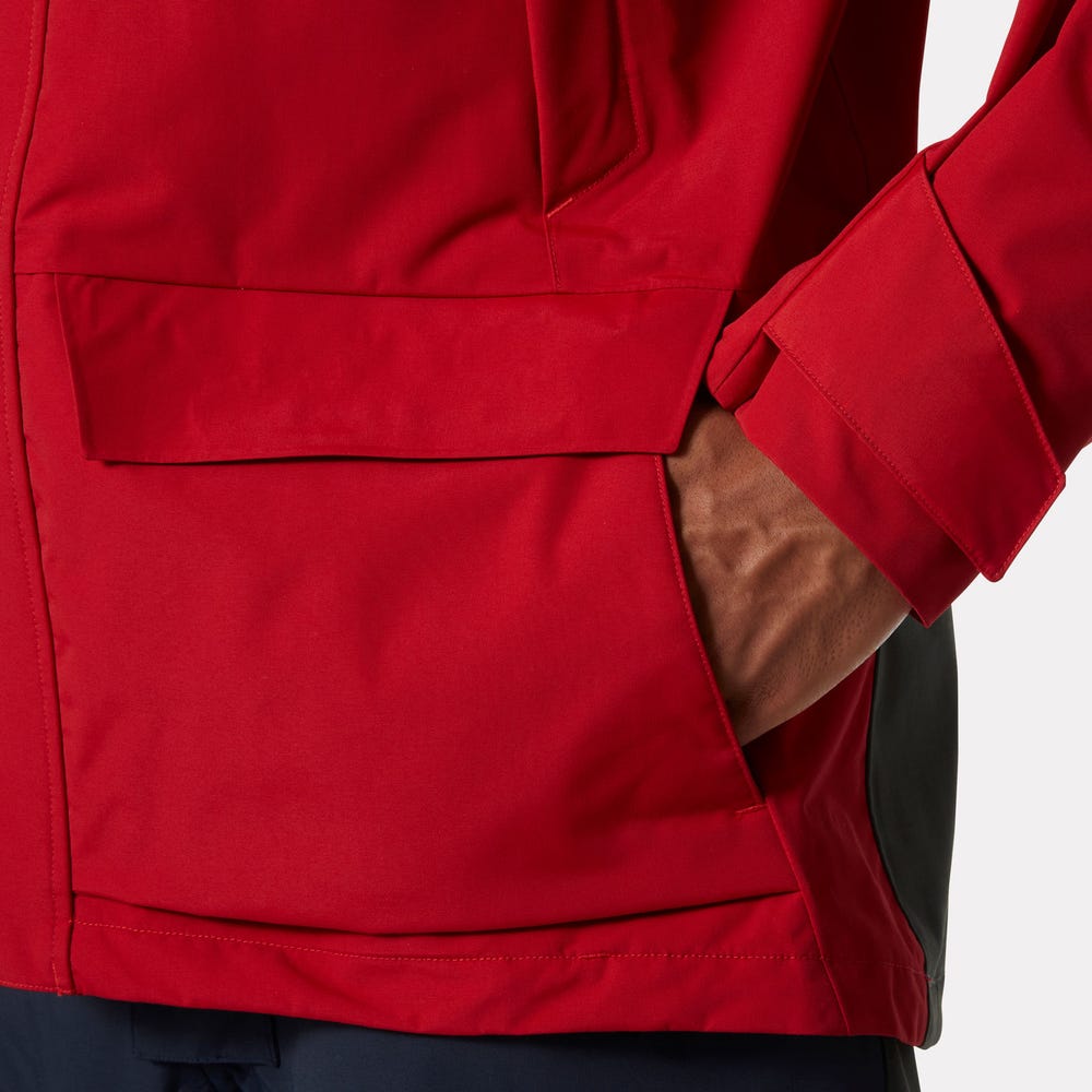 Men's Waterproof Sailing Jacket - Red