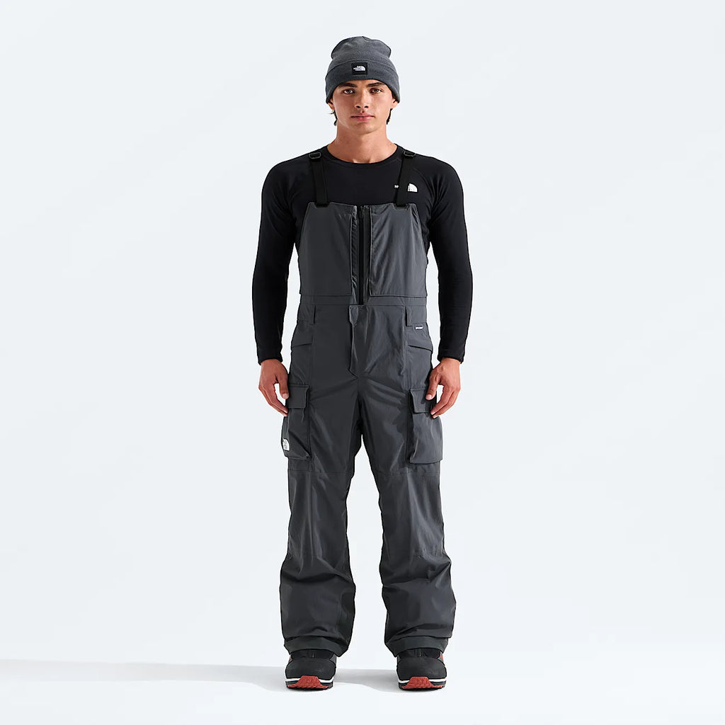 Men's Insulated Snow Bib Pants - Gray