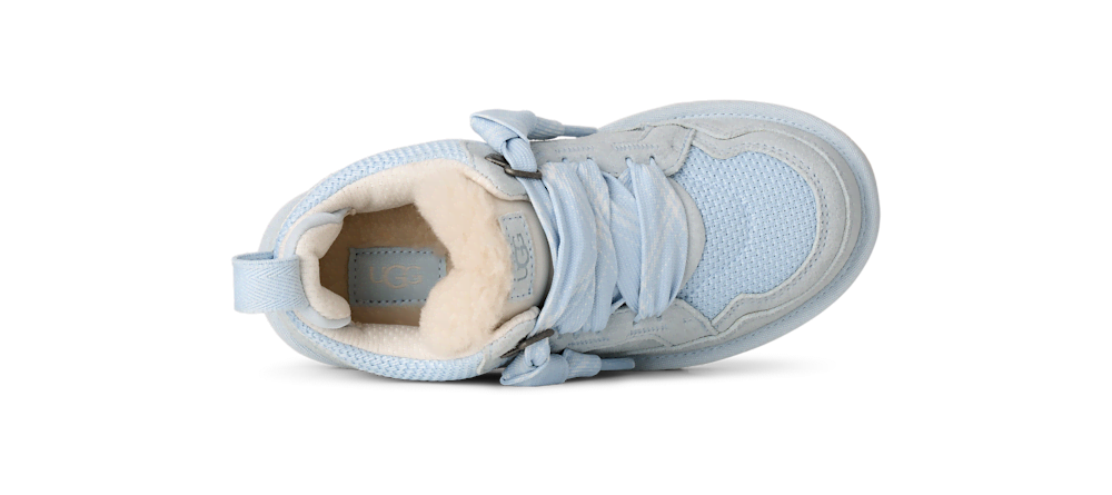 Kids' Suede Mesh Sneaker - Dusted Iris