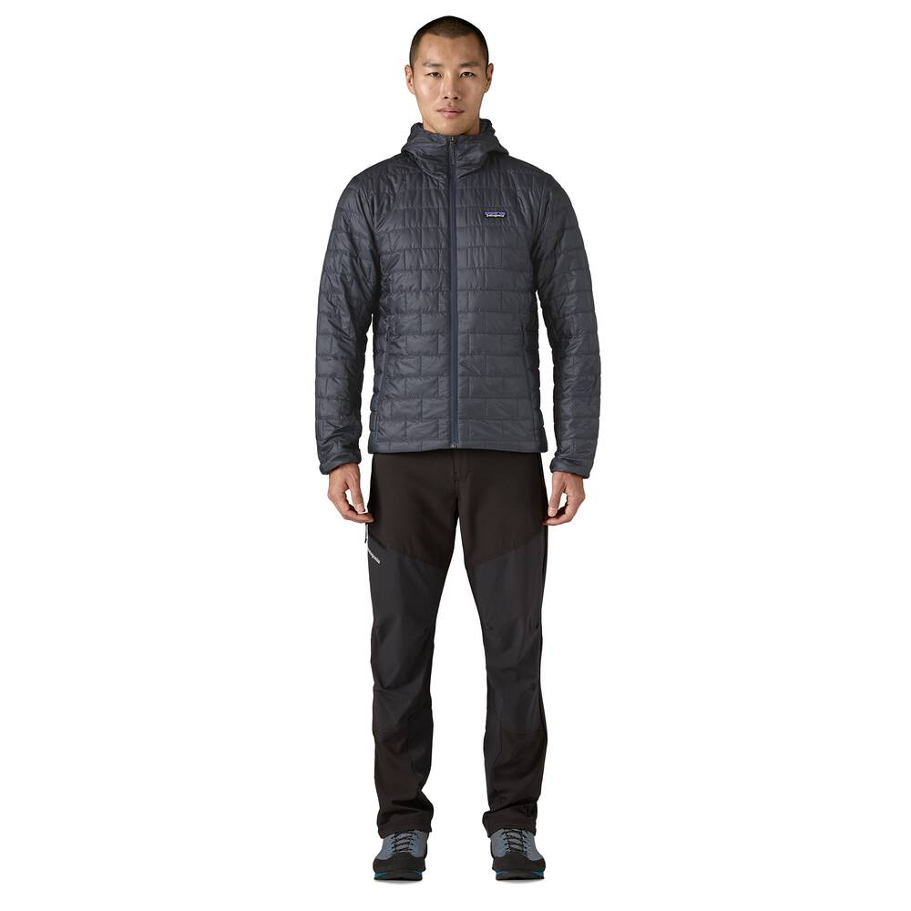 Men's Insulated Hooded Jacket - Brown