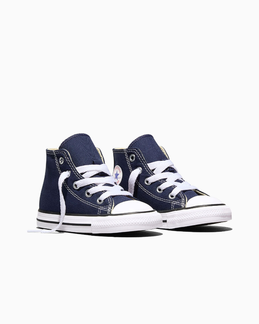 Toddler Canvas High-Top Sneaker - Multiple Colors - Navy