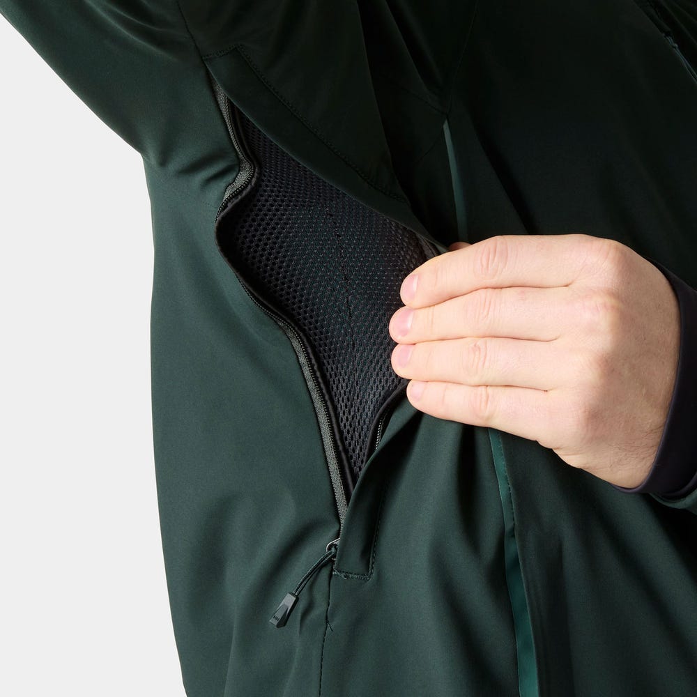 Men's Insulated Ski Jacket - Green