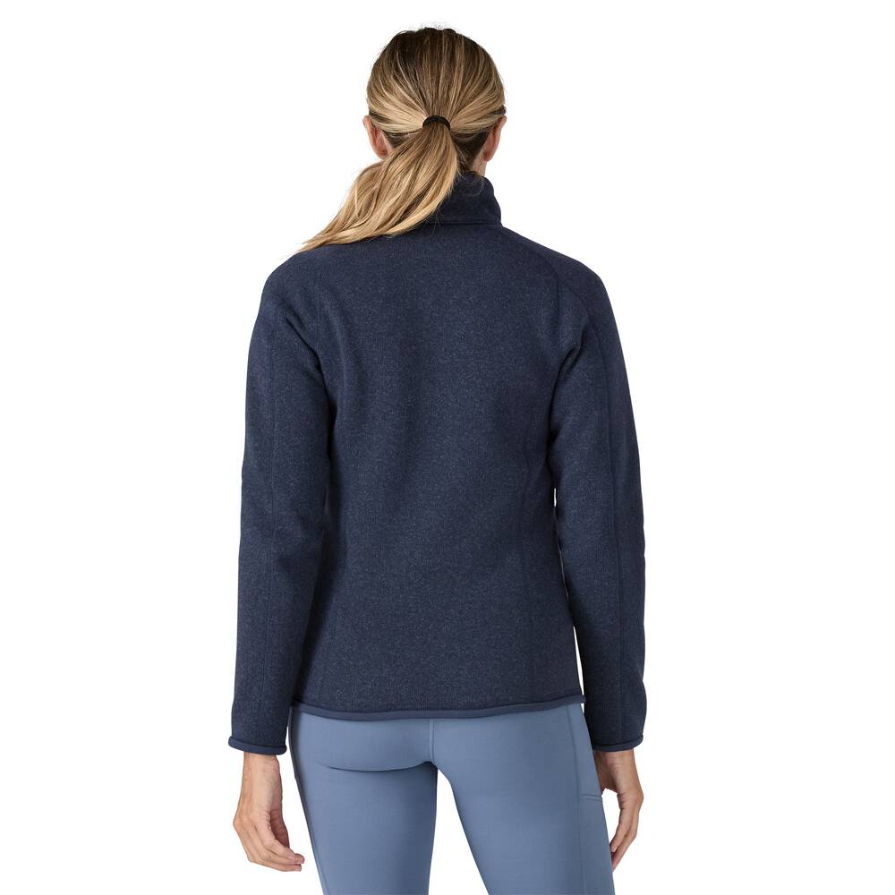 Women's Recycled Knit Fleece Jacket - Black