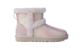 Women's Iridescent Leather Mini Boot