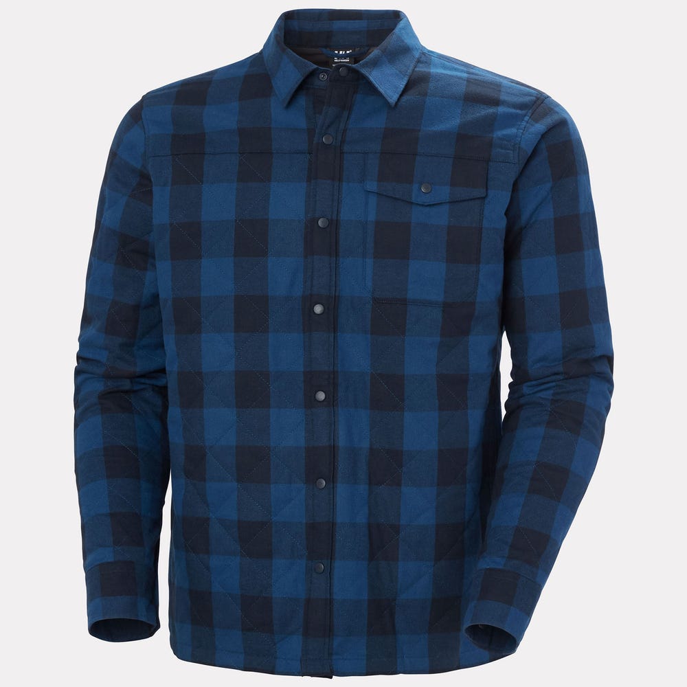Men's Insulated Shirt Jacket - Dark Blue