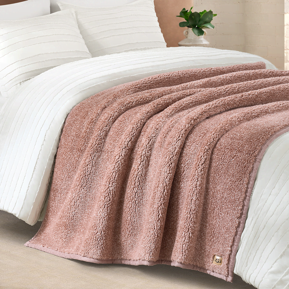 Polyester Throw Blanket 50 x 70 in - Rosewood