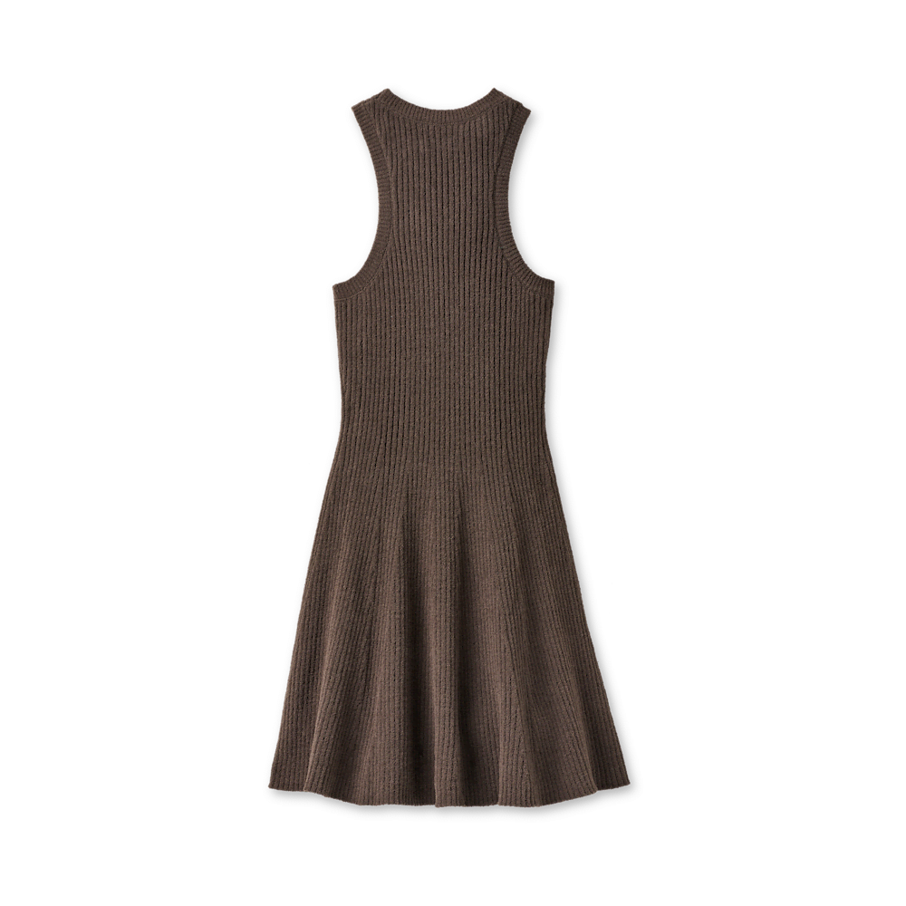 Women's Sleeveless Fit-and-Flare Mini Dress