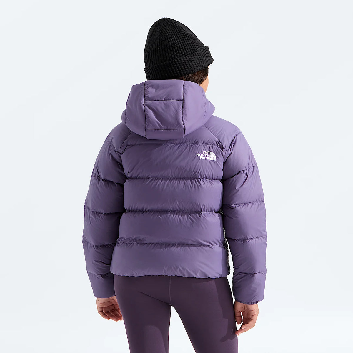 Girls' Hooded Insulated Jacket - Plum