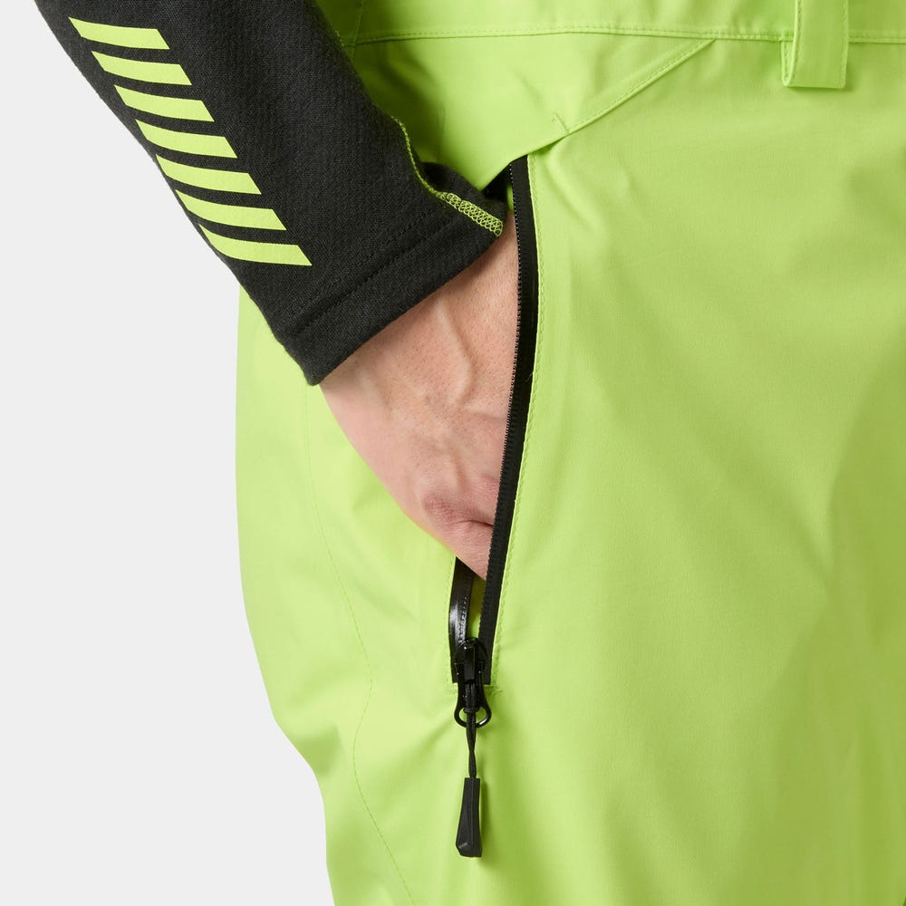Men's Insulated Ski Bib Pants - Green