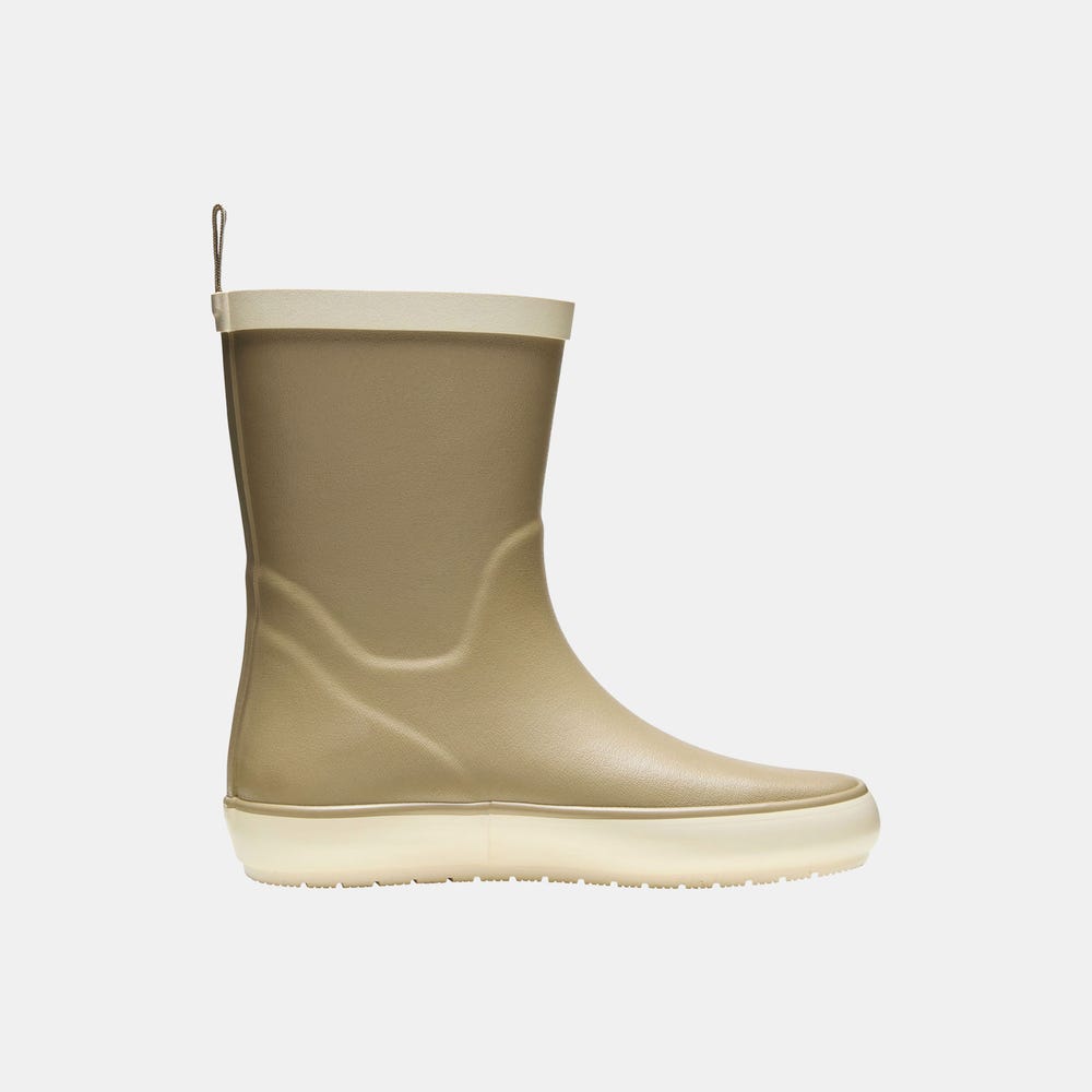 Women's Waterproof Rubber Rain Boots - Pebble