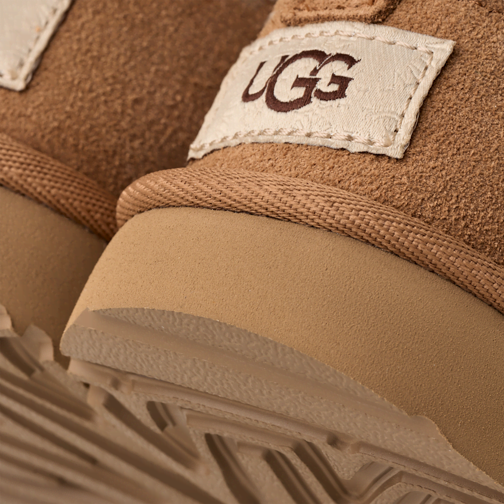 Kids' Water-Resistant Suede Ankle Boot - Sand