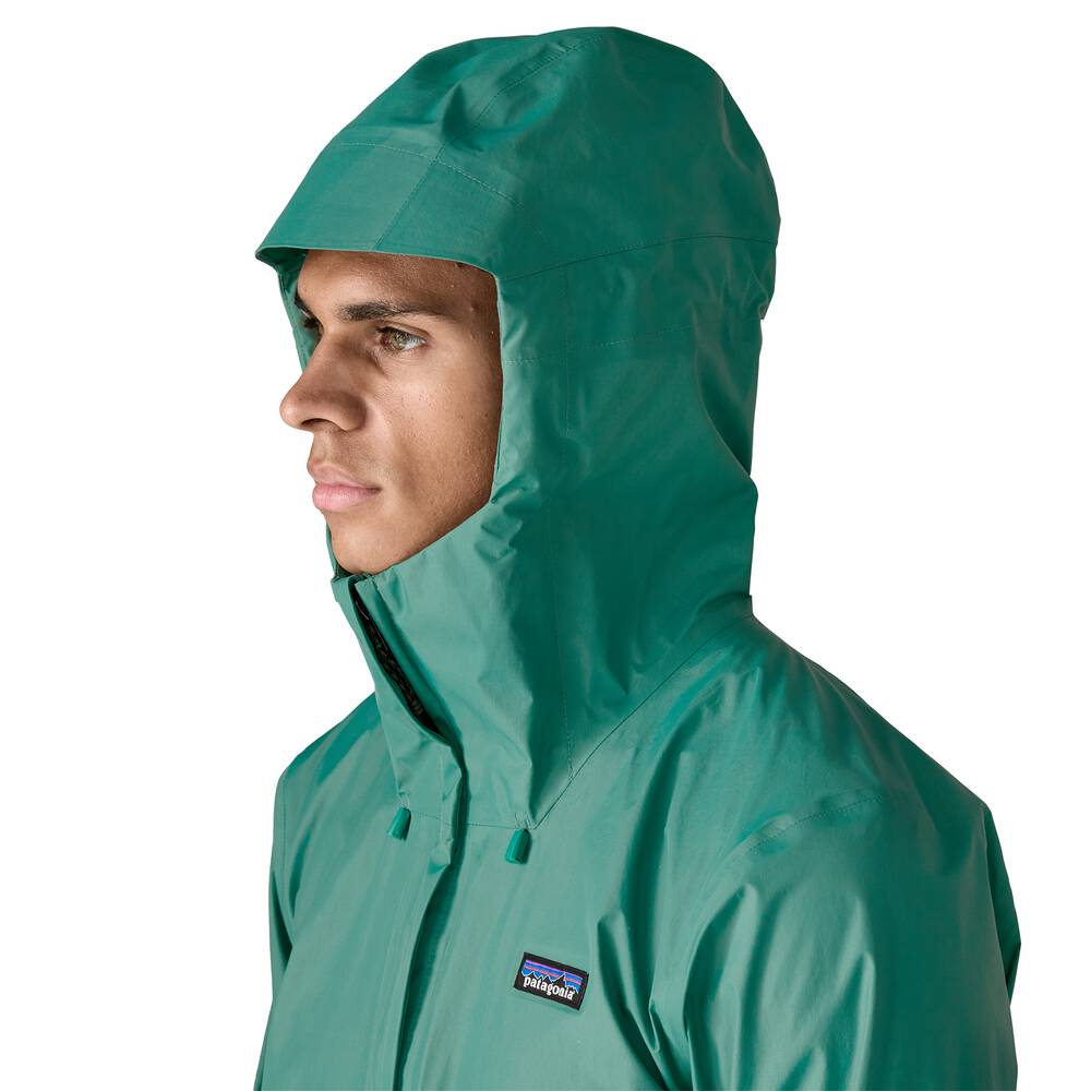 Men's 3-Layer Waterproof Rain Jacket - Gray