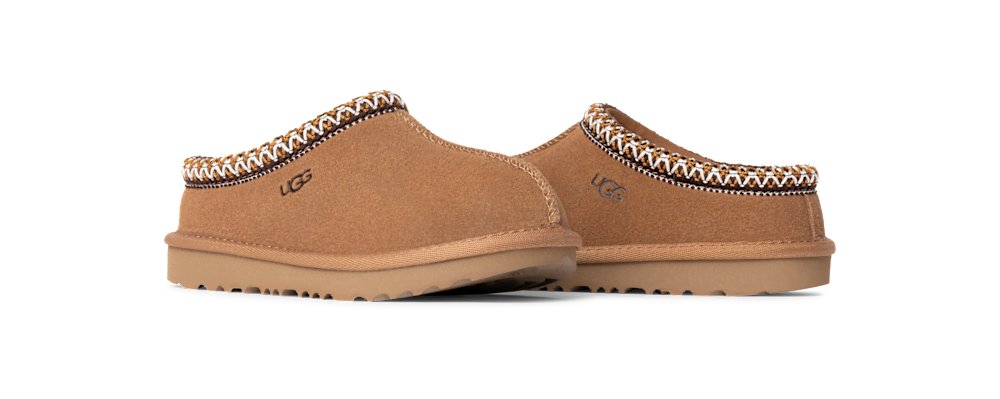 Kids' Suede Slip-On Slipper - Chestnut