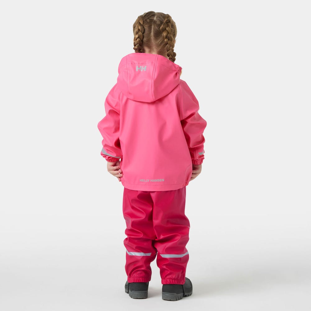 Kids' Waterproof Jacket And Bib Rain Set - Yellow