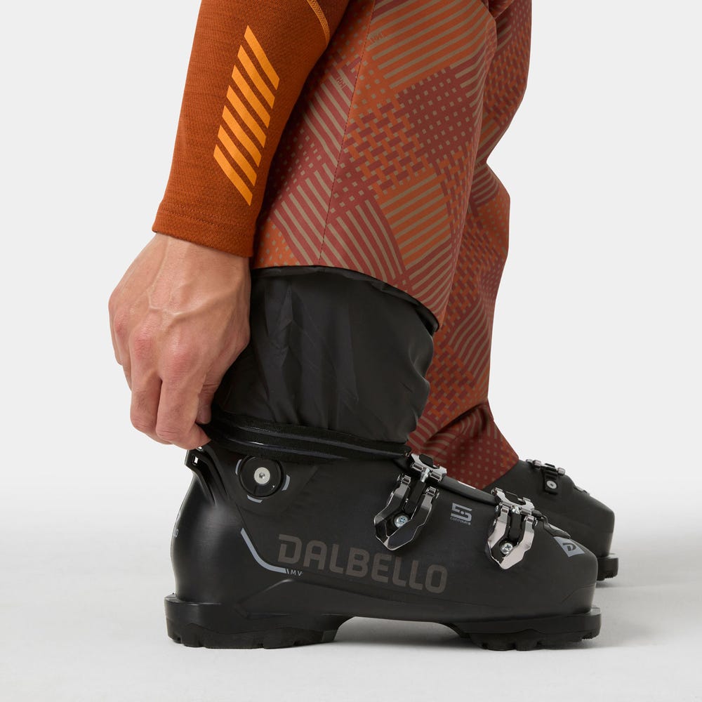 Men's Insulated Cargo Ski Pants - Violet