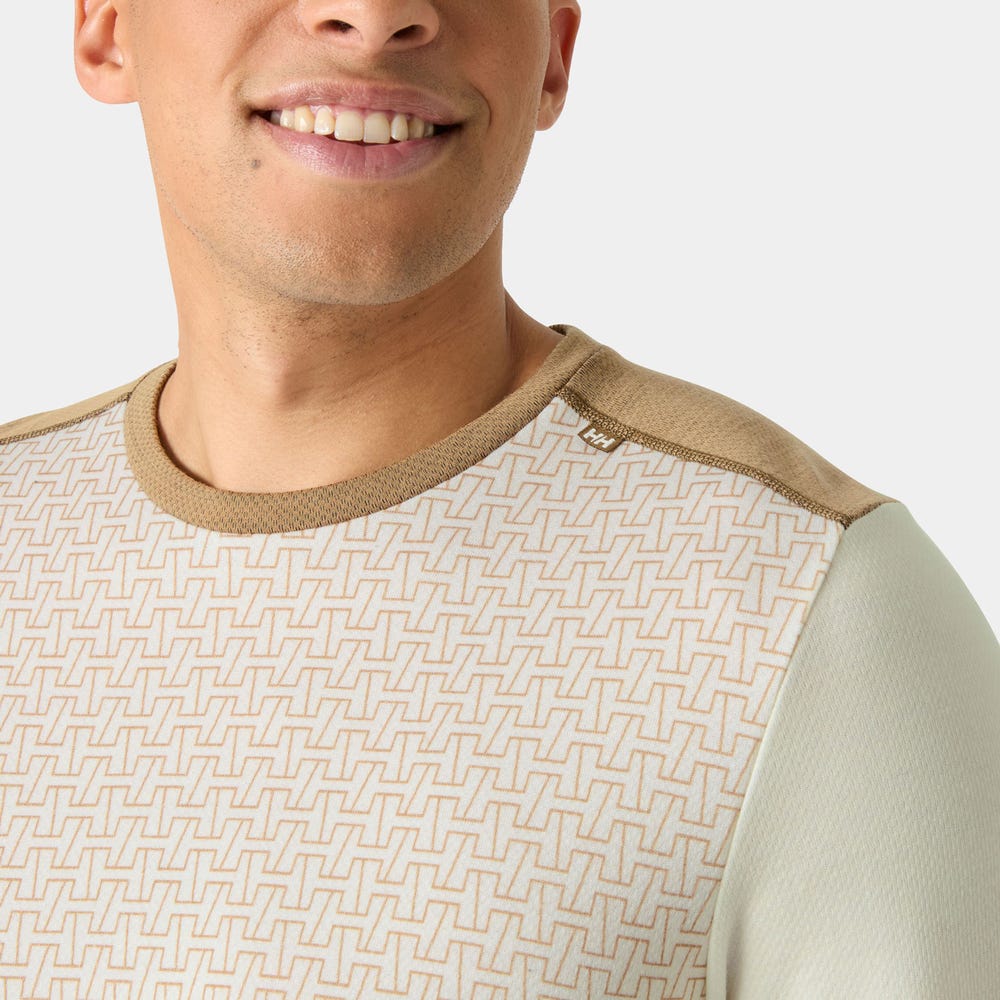Men's Merino Wool Base Layer Top - Blue