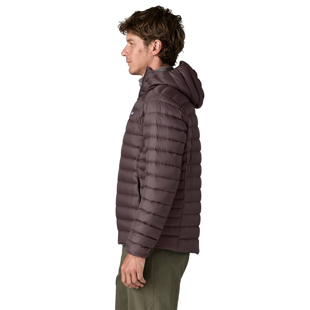 Men's 800-Fill Down Hooded Jacket - Purple