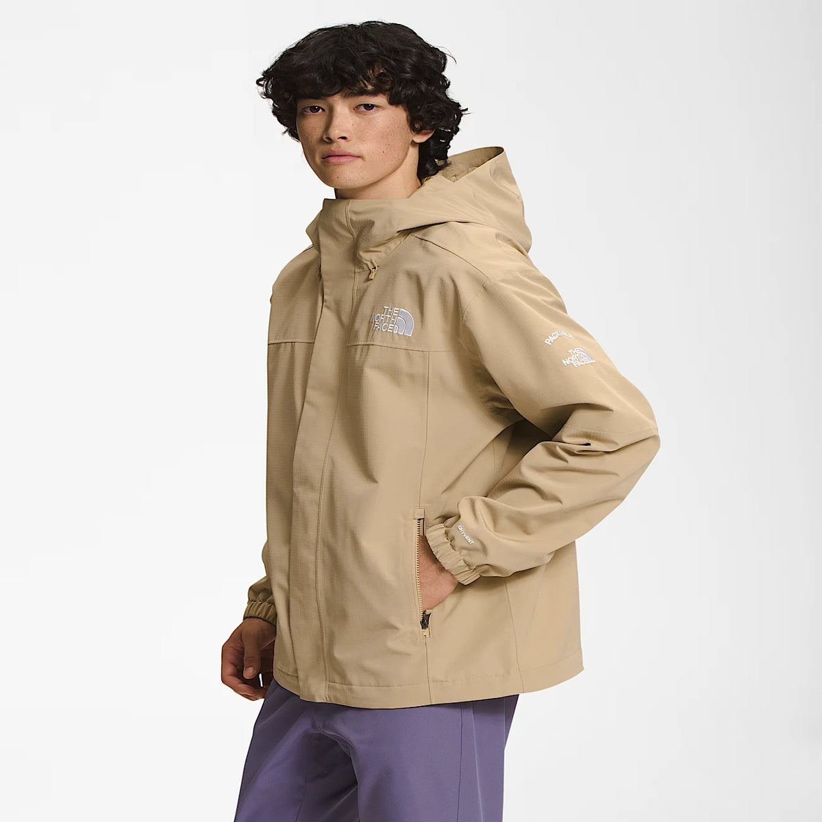 Men's Packable Jacket - Khaki