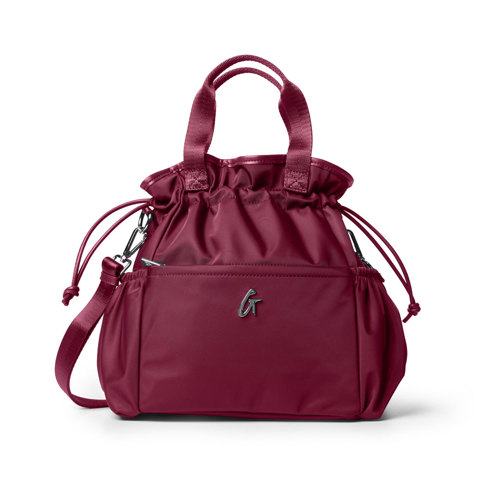 Insulated Nylon Lunch Bag - Burgundy