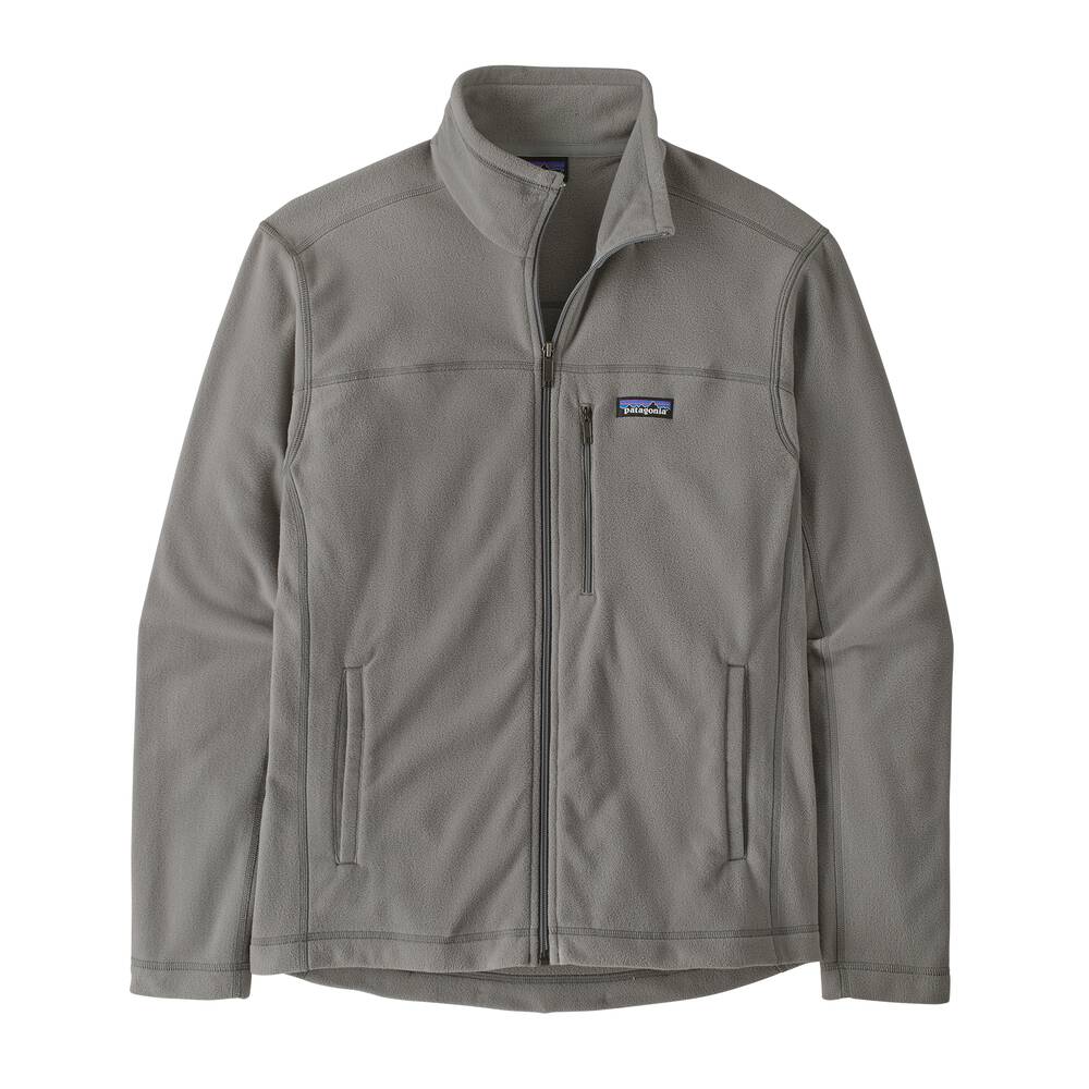 Men's Recycled Microfleece Jacket - Gray