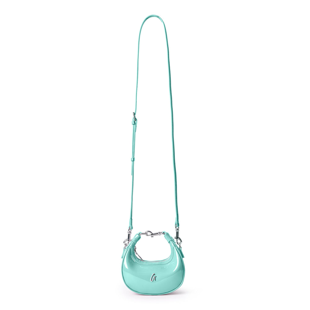 Mini Crescent Crossbody Bag - Teal
