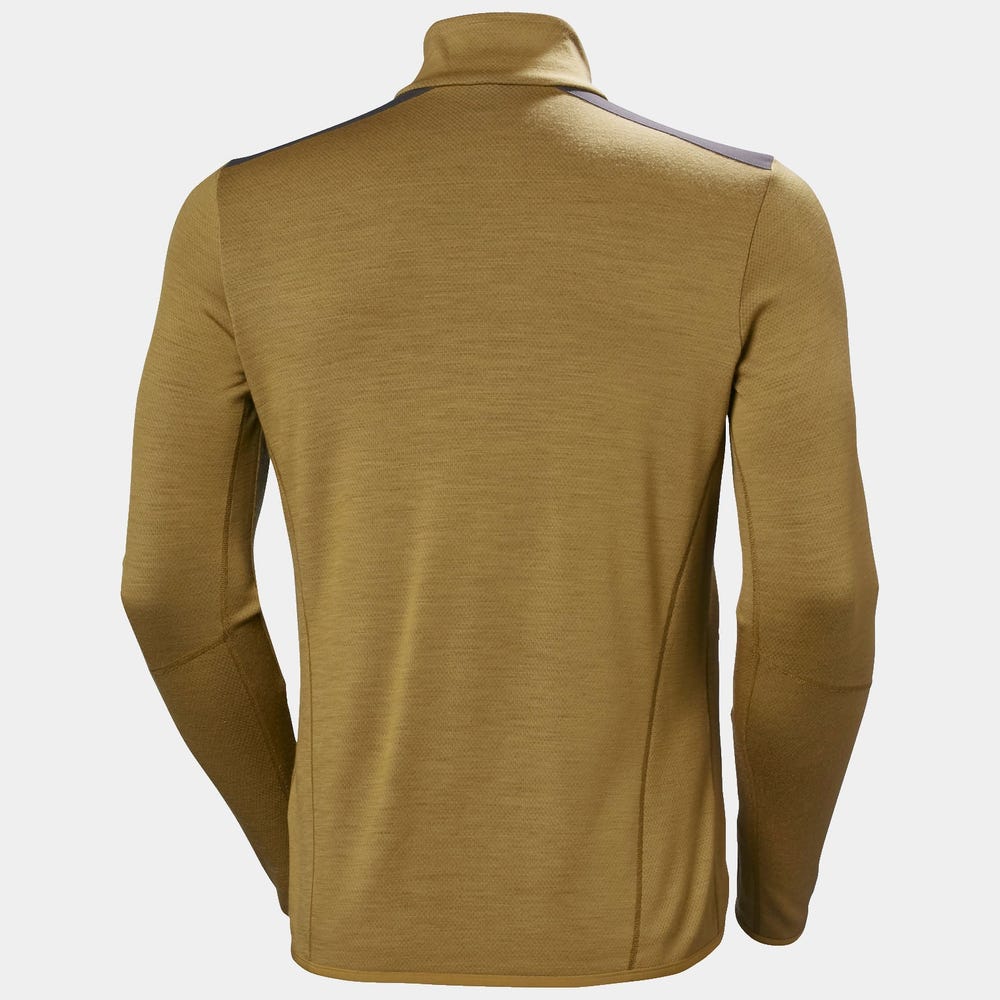 Men's Merino Wool Full-Zip Midlayer - Blue