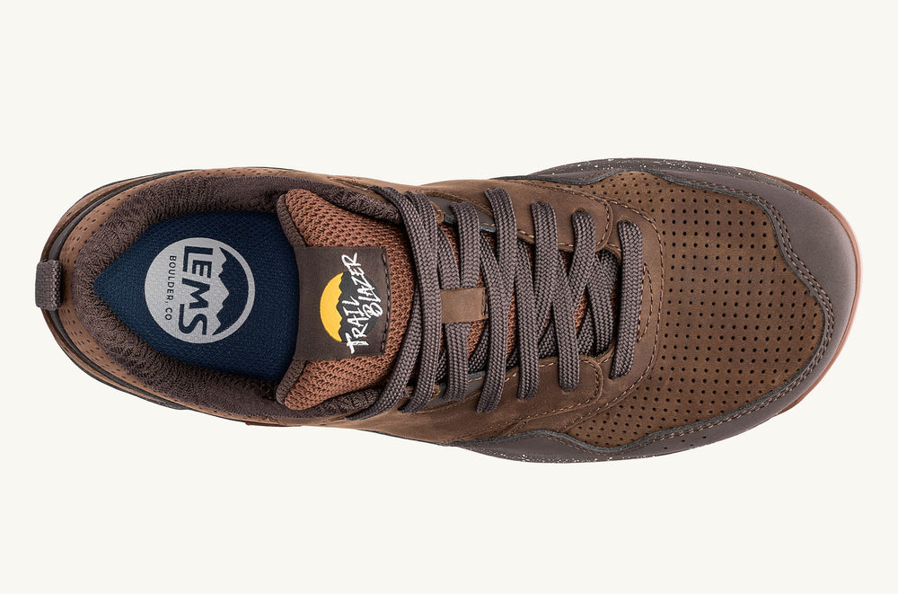 Men's Leather Trail Sneaker - Bark