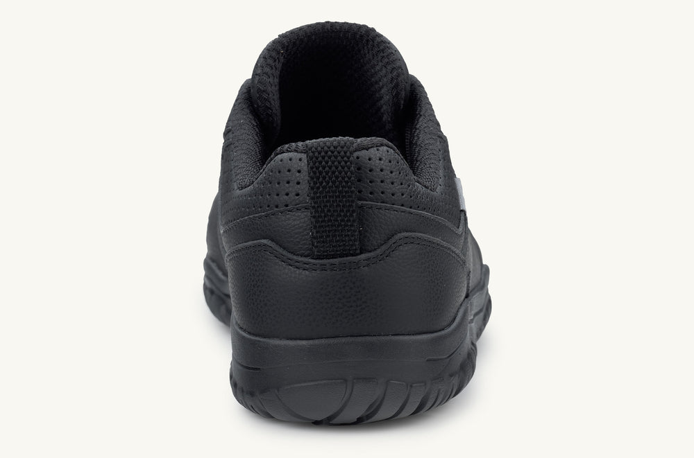 Women's Leather Zero-Drop Sneaker - Ebony