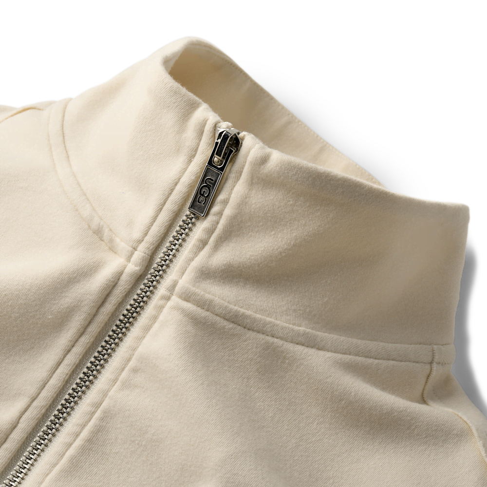 Women's Cropped Full-Zip Jacket - Ink