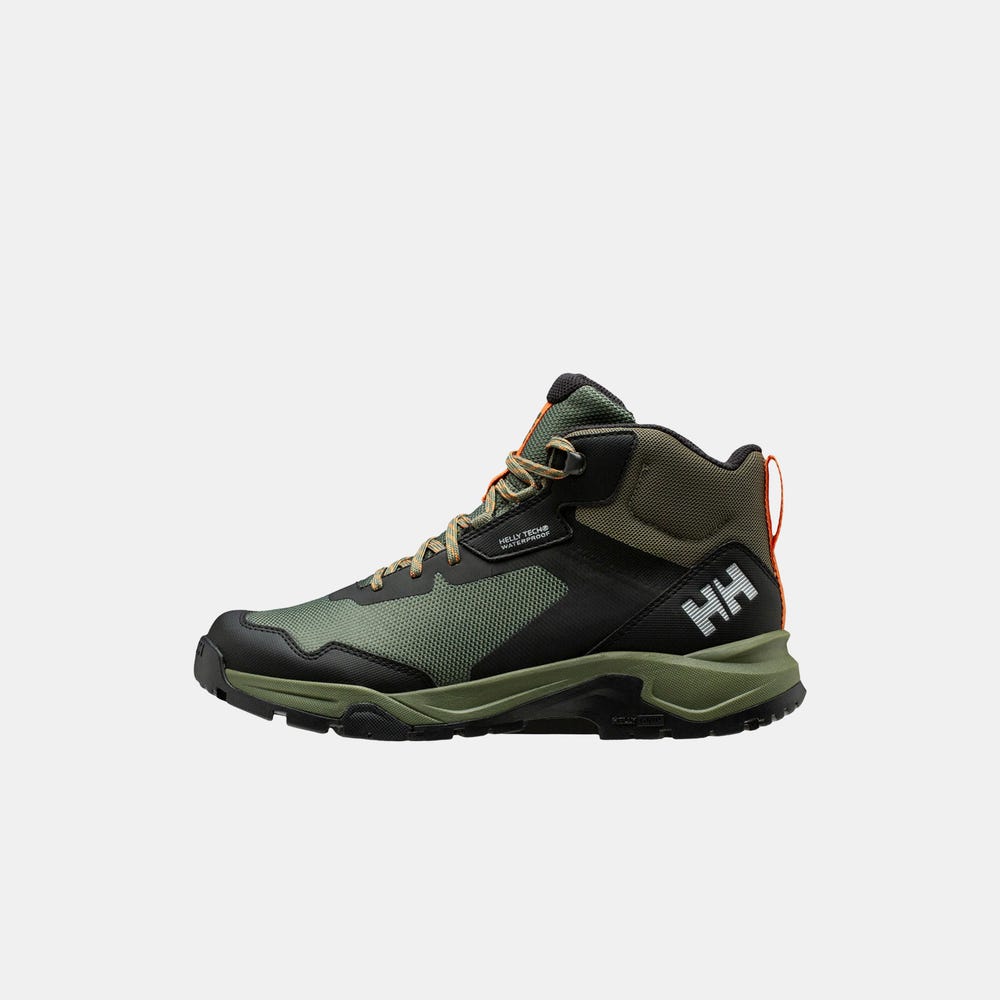 Men's Waterproof Mid Hiking Boots - Green
