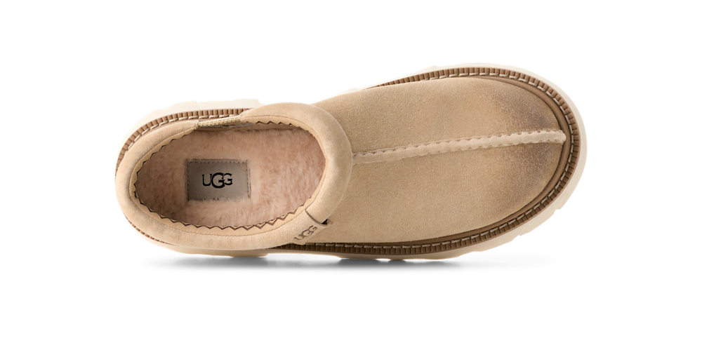 Men's Suede Lug Sole Clog - Mustard