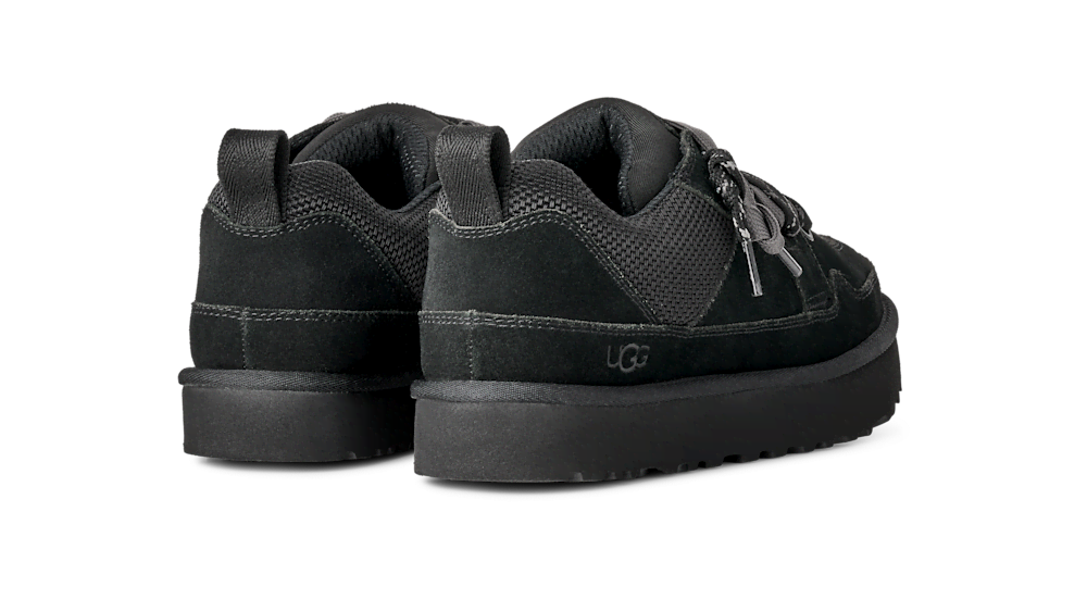 Men's Suede and Mesh Low Top Sneakers - Blue