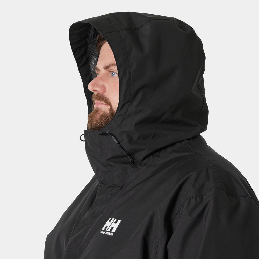 Men's Waterproof Rain Jacket - Mustard