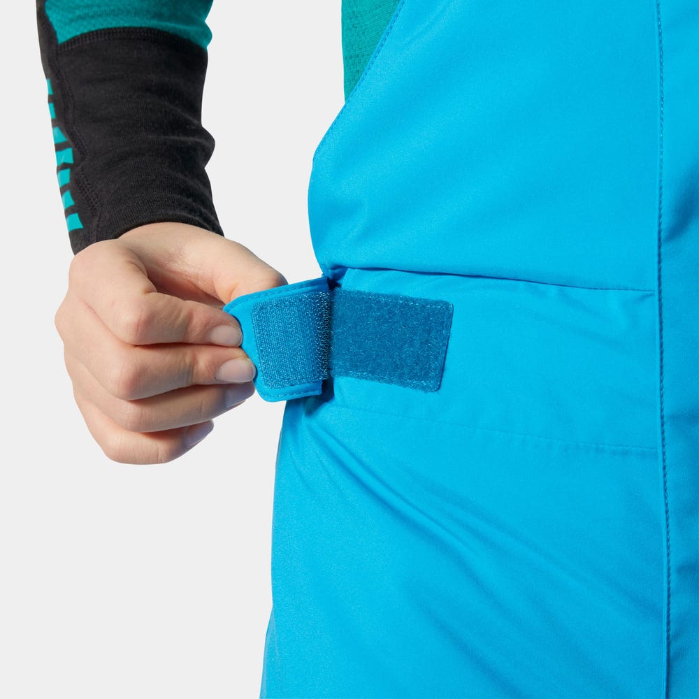 Juniors' Insulated Ski Bib Pants - Black