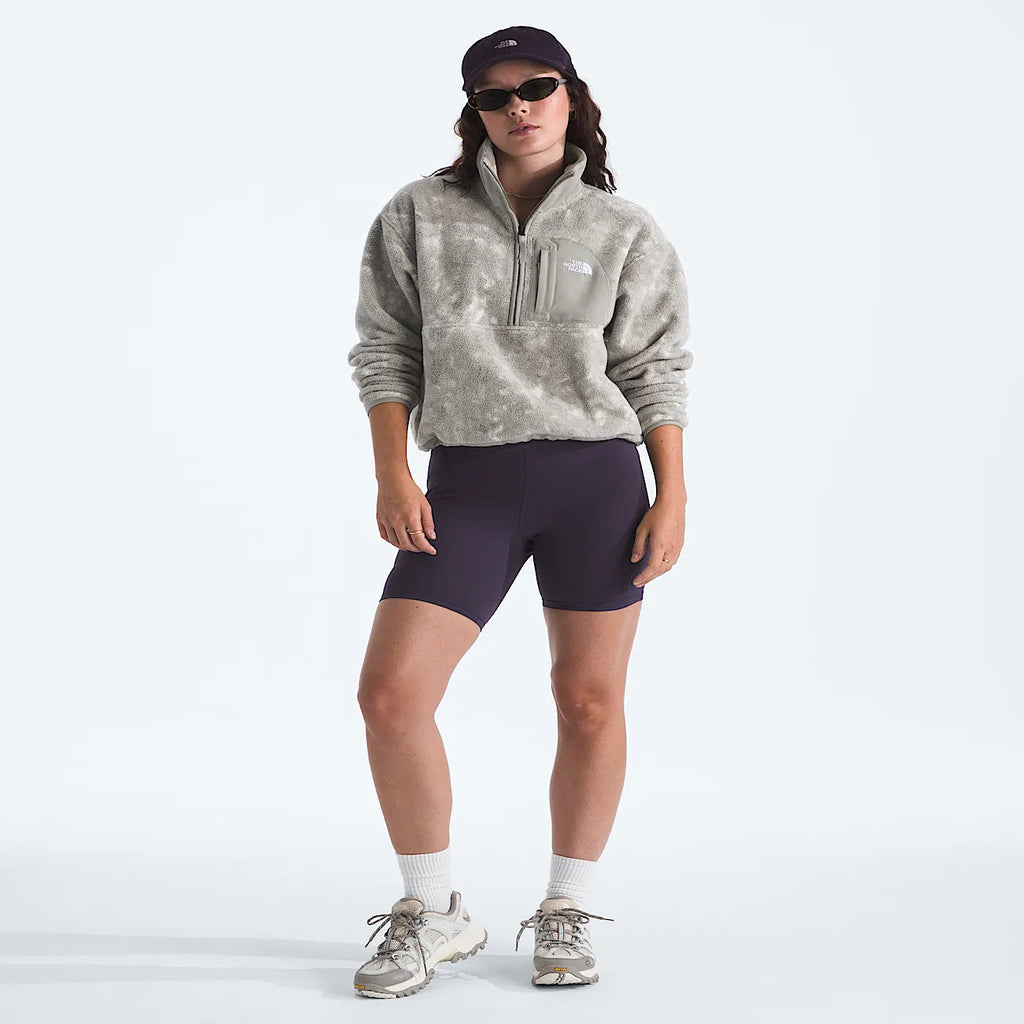 Women's Half-Zip Printed Fleece Jacket
