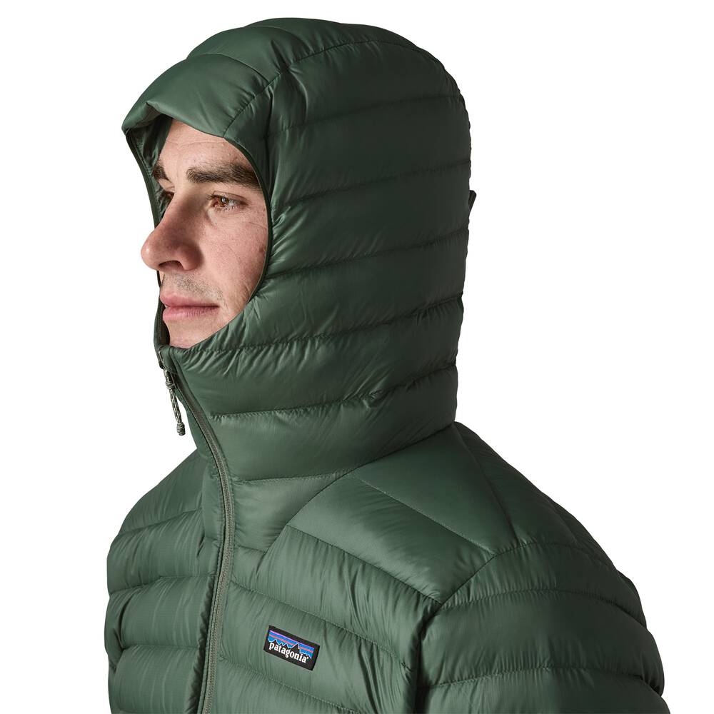 Men's 800-Fill Down Hooded Jacket - Purple