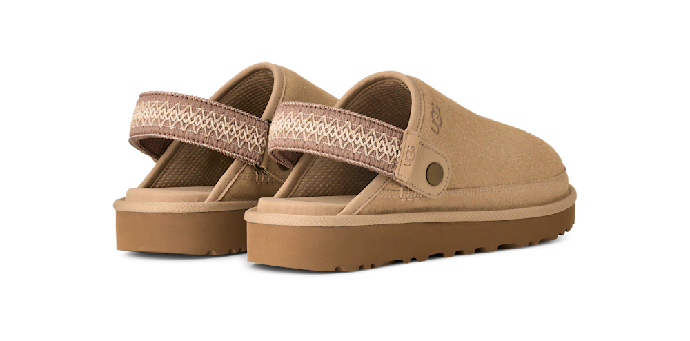 Men's Suede Convertible Heel-Strap Clog