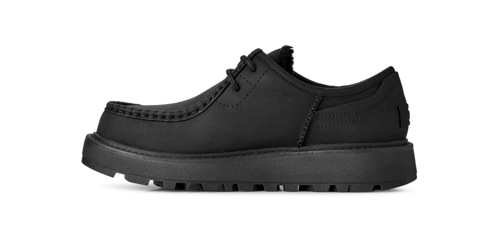 Men's Waterproof Leather Lace-Up Shoe - Oak