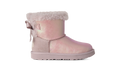 Kids' Iridescent Leather Bow Boot