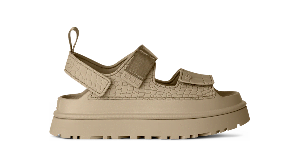 Women's Embossed Platform Sandal