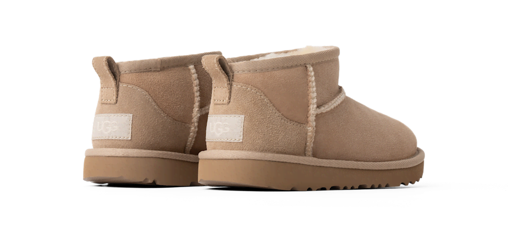 Kids' Low Shaft Sheepskin Boot - Black