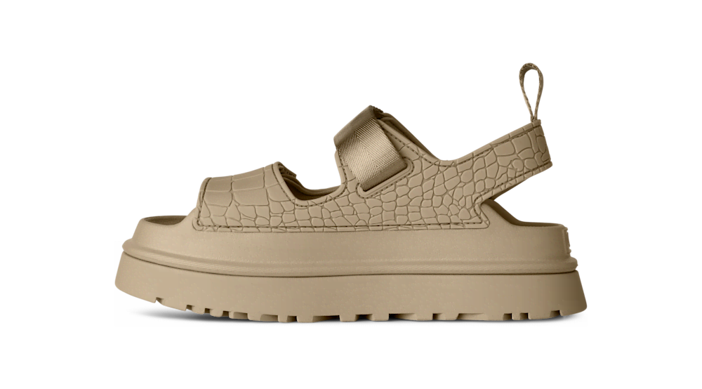 Women's Embossed Platform Sandal